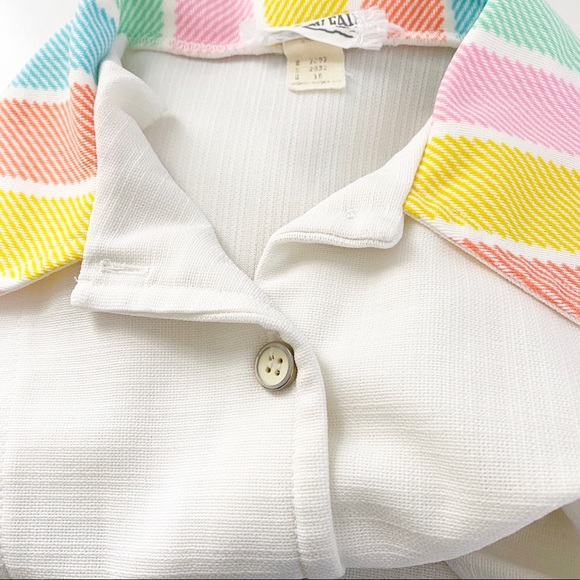 1960’s Country Fair Rainbow Point Collar Dress 16 - Picture 6 of 9